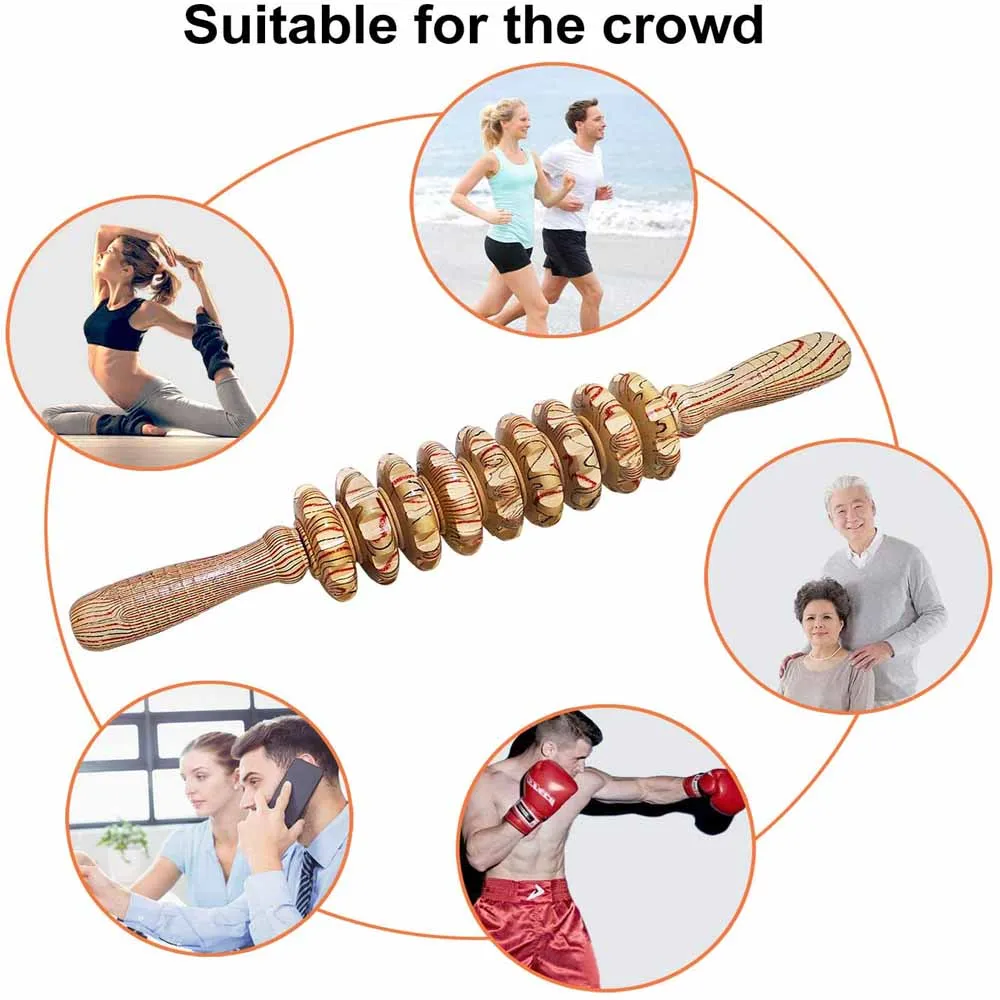 RollEase-Wooden massage roller