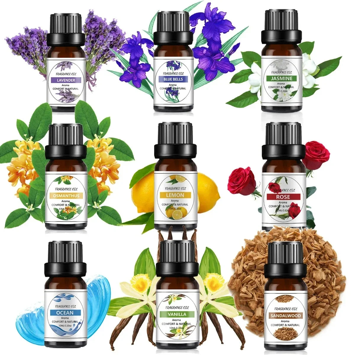 AromaLux: Pure & Versatile Oils