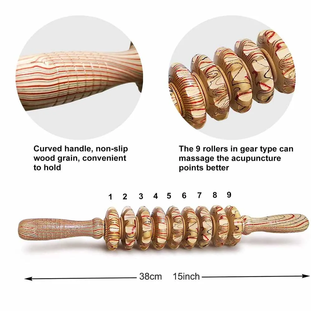 RollEase-Wooden massage roller