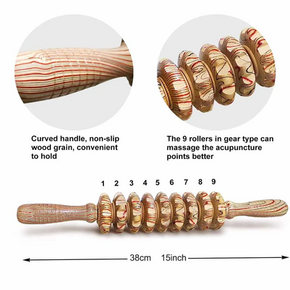 RollEase-Wooden massage roller
