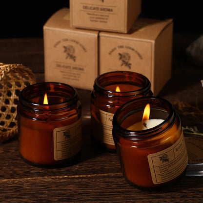 Amber Embrace-Smokeless Aromatherapy Candles