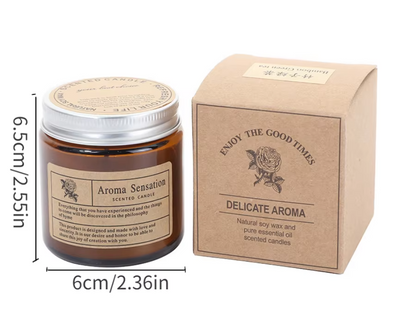 Amber Embrace-Smokeless Aromatherapy Candles