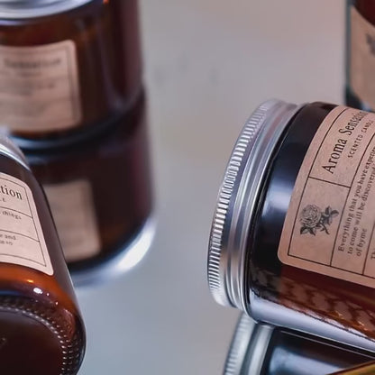 Amber Embrace-Smokeless Aromatherapy Candles